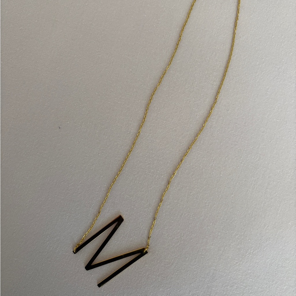 Gold Initial Necklace